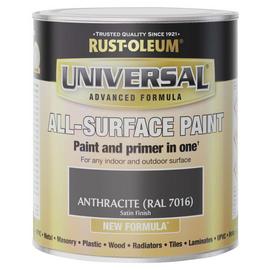Rust-Oleum Universal All-Surface Satin Paint 750ml - Grey