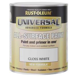 Rust-Oleum Universal All-Surface Gloss Paint 750ml - White
