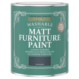 Rust-Oleum Furniture Matt Paint 750ml - Evening Blue