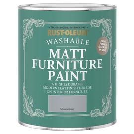 Rust-Oleum Furniture Matt Paint 750ml - Mineral Grey