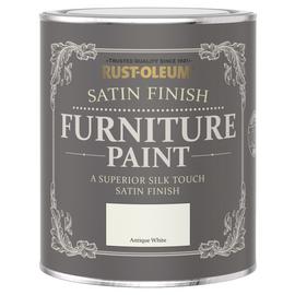 Rust-Oleum Furniture Satin Paint 750ml - Antique White