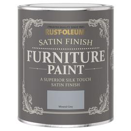 Rust-Oleum Furniture Satin Paint 750ml - Mineral Grey
