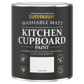 Rust-Oleum Kitchen Cupboard Matt Paint 750ml - Chalk White