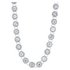 Anne Klein Round Glass Pave Crystal Collar Necklace