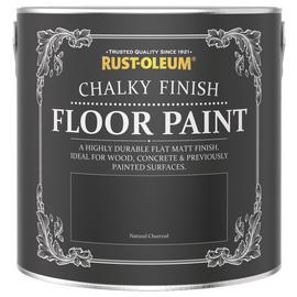 Rust-Oleum Chalky Floor Matt Paint 2.5L - Natural Charcoal