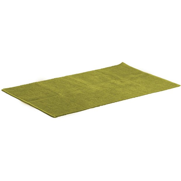 Buy Sabichi Woven Chenille Rug 90x150 Lime Green at Argos.co.uk