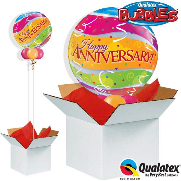 Buy Anniversary Bands Bubble Balloon in a Box at Argos.co.uk Your