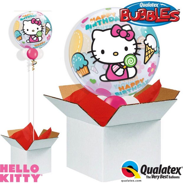Buy Hello Kitty Birthday Bubble Balloon in a Box at Argos.co.uk Your