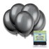 Phantom Black 12 Inch Premium Balloons - Pack of 50