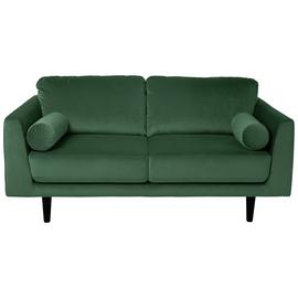 Habitat Jacob Fabric 2 Seater Sofa - Emerald Green