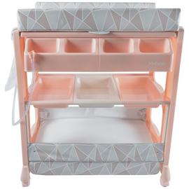 My Babiie Geo Changing Unit - Pink