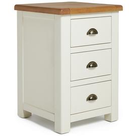 Habitat Kent 3 Drawer Bedside Table