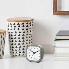 Acctim Remi Analogue Alarm Clock - Grey