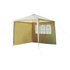 Argos Home 2.7m x 2.7m Garden Gazebo with Side Panels -Cream