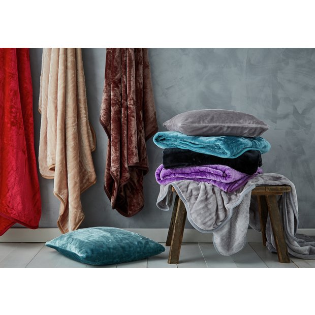 Buy Catherine Lansfield Grey Raschel Throw 200cmx240cm at Argos.co.uk