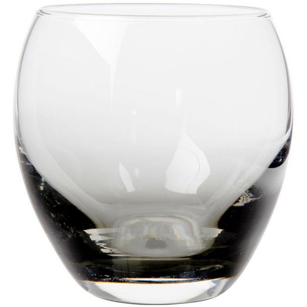 Buy Denby Halo Praline Set of 2 Small Tumblers Black and Grey at