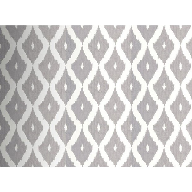 Buy Graham and Brown Wallpaper Sample Ikat Grey at Argos.co.uk Your