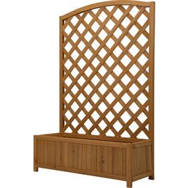 Lattice Wooden Garden Planter - Large