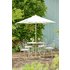 Argos Home Jasmine 4 Seater Metal Patio Set - Cream