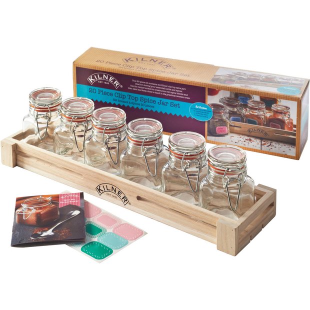 Buy Kilner 20 Piece Spice Jar Gift Set at Argos.co.uk Your Online