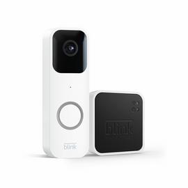 Blink Video Doorbell Wired or Battery + Sync Module - White