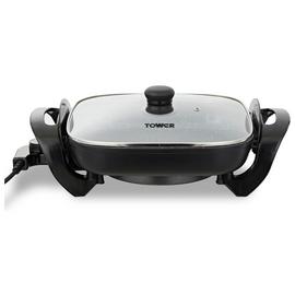 Tower Cerastone T14036GRY Electric Skillet - Grey