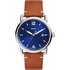Fossil Mens Commuter Brown Leather Strap Watch