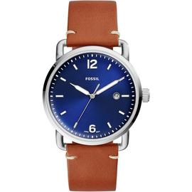 Fossil Men's Commuter Brown Leather Strap Watch