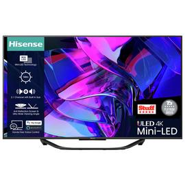 Hisense 55 Inch 55U7KQTUK Smart 4K 144Hz UHD HDR Mini-LED TV