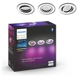 Philips Hue Centura Recessed 3 Light LED Spotlight - White