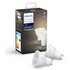 Philips Hue GU10 White Smart Bulbs with Bluetooth - 2 Pack