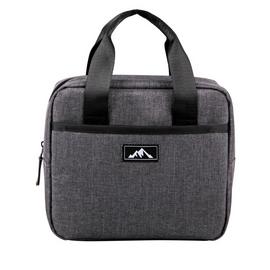 Home Slate Grey and Black Lunch Bag