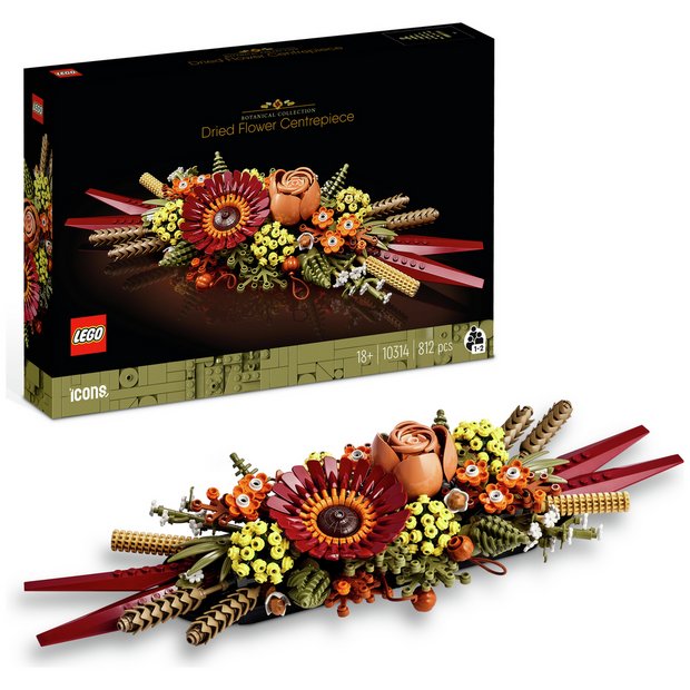 Buy LEGO Icons Dried Flower Centrepiece Set for Adults 10314