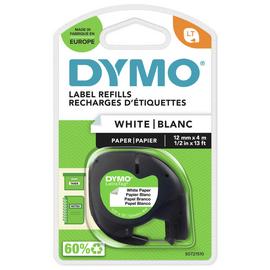 Dymo LetraTag Paper Tape - White