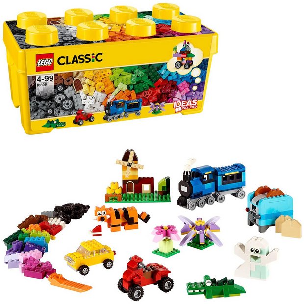 lunken Fjord springvand Buy LEGO Classic Medium Creative Brick Box Toy Storage 10696 | LEGO | Argos