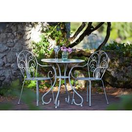 Argos Home Jasmine 2 Seater Metal Bistro Set with Cushions