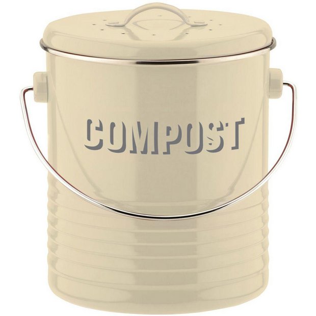 Buy Typhoon Vintage Kitchen Compost Caddy Cream at Argos.co.uk Your Online Shop for Food
