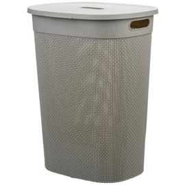 Argos Home 50 Litre Laundry Hamper - Grey