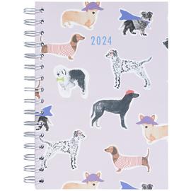 Home A5 Week To View Dogs Diary