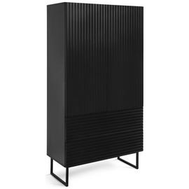 Habitat Cairo 2 Door 2 Drawer Wardrobe - Black