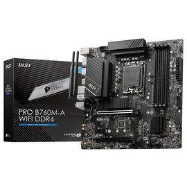 MSI 1700 Pro Intel B760M-A DDR4 M-ATX WiFi Motherboard