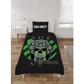 Call of Duty Black and Grey Kids Bedding Set - Single