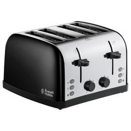 Russell Hobbs Worcester 4 Slice Black Toaster 28360