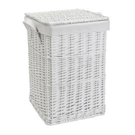 Argos Home Willow Laundry Basket - White