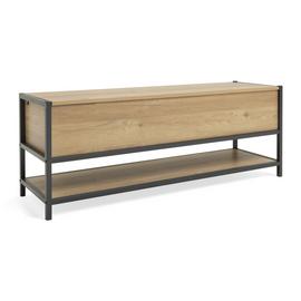 Argos Home Loft Living Shoe Storage Bench - Oak
