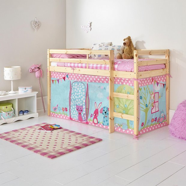 Buy HOME Creature Friends Tent for Single Mid Sleeper Bed Frame at