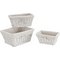 Argos Home Willow Set of 3 Storage Baskets - White