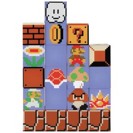 Super Mario Kids Build A Level LED Touch Novelty Light-Brown