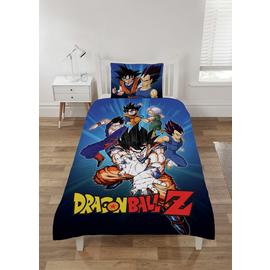 Dragon Ball Z Blue Kids Bedding Set - Single