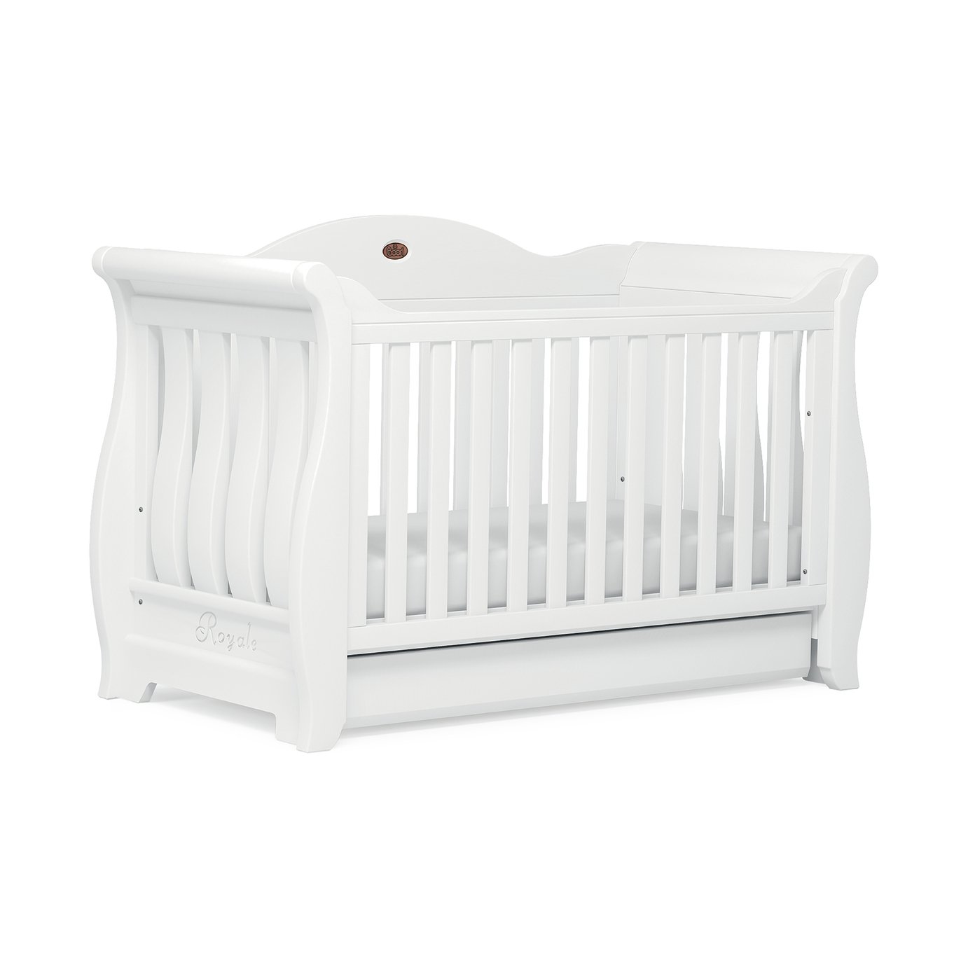 argos sleigh cot bed